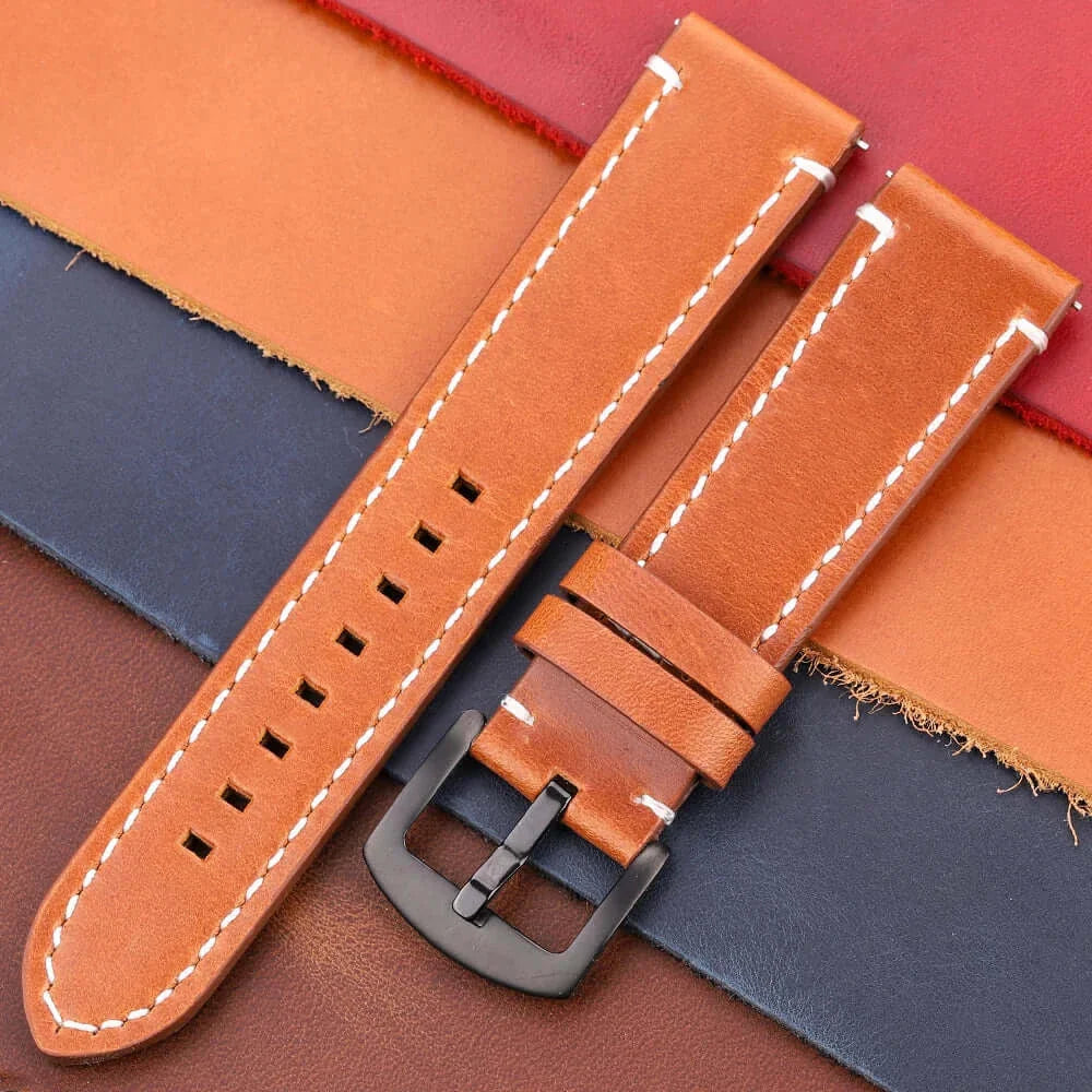 Ticwatch Genuine Leather Band - Elegant Minimalist Design