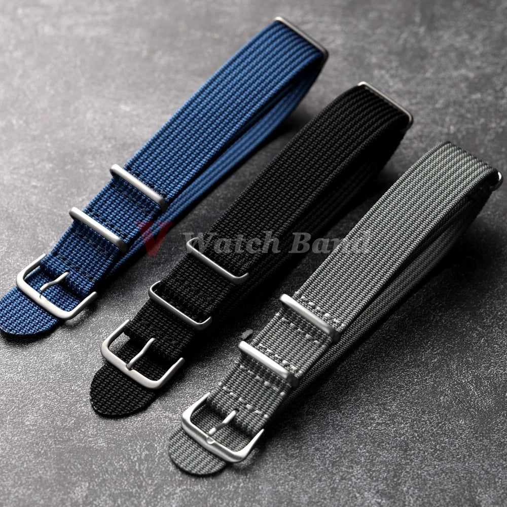 Amazfit Bands Ribbed Nylon Watch Band Durable Fabric Strap