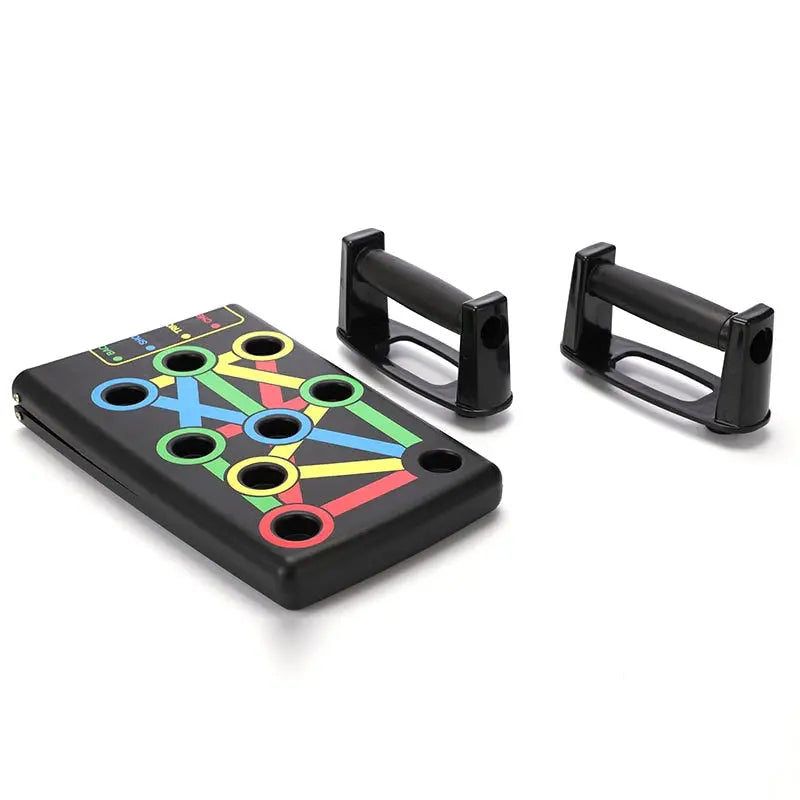 Seamless Black Push Up Board - Full-Body Fitness Equipment