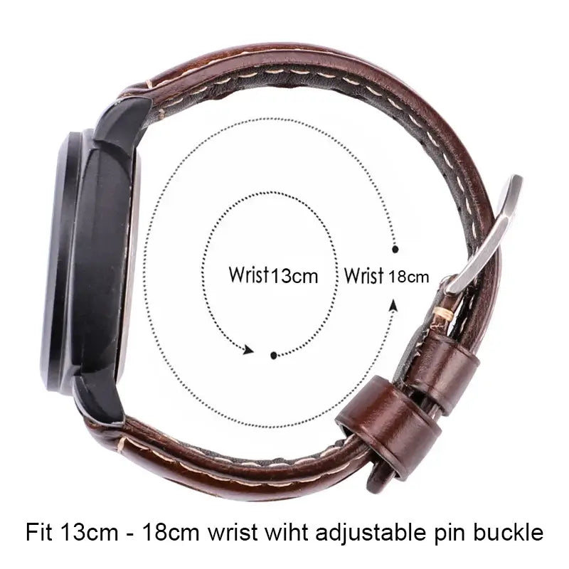 Suunto Leather Watch Band - Classic, Secure, Durable Design