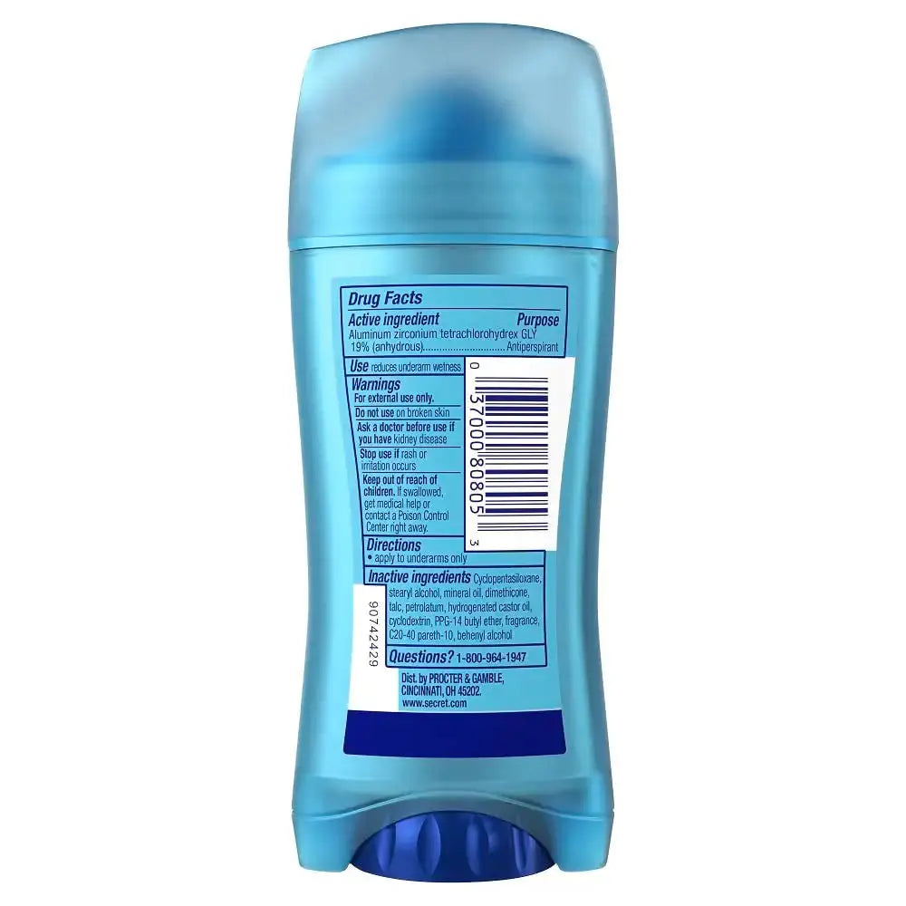 Secret Outlast Completely Clean Antiperspirant, 2.6 oz (Pack of 2)