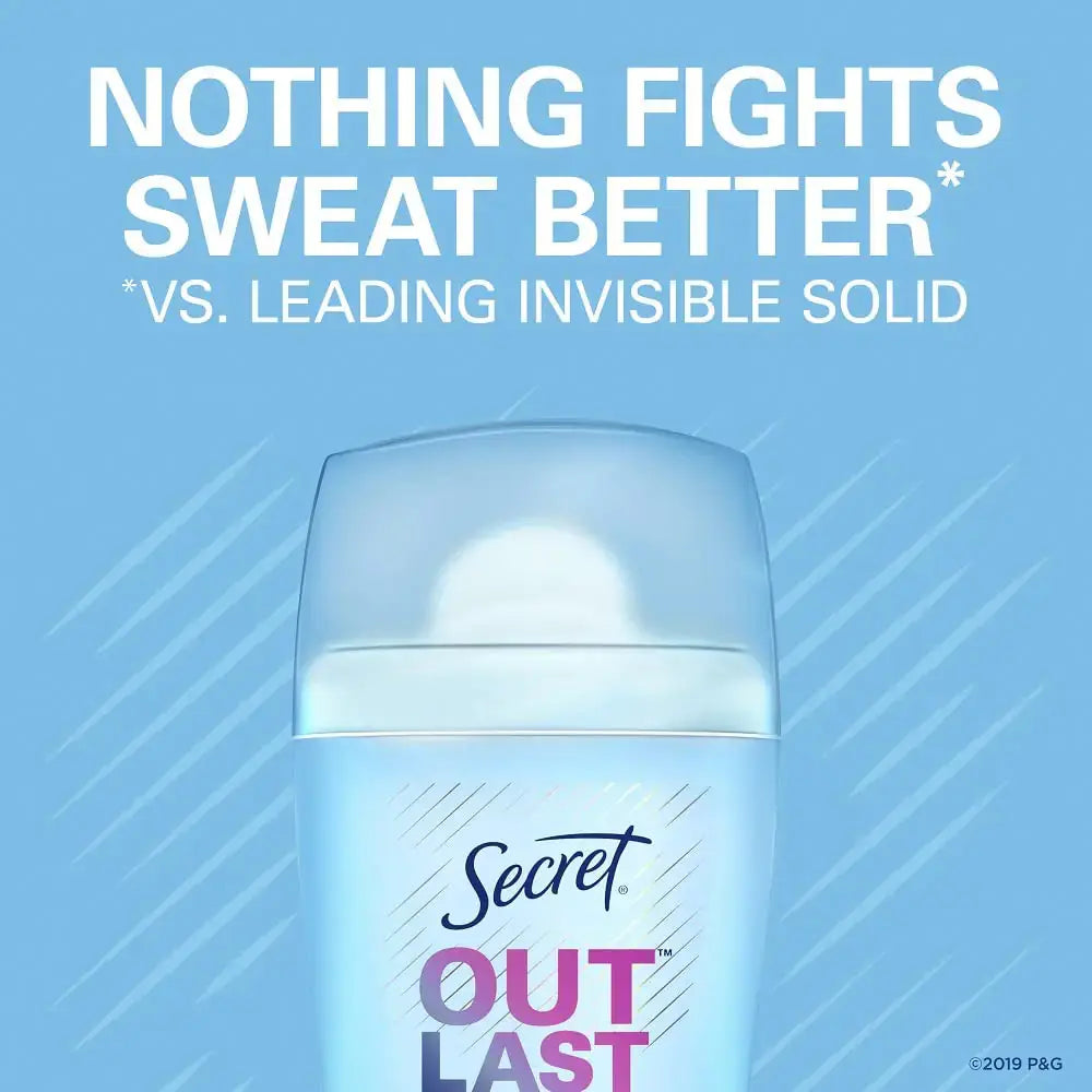 Secret Outlast Completely Clean Antiperspirant, 2.6 oz (Pack of 2)
