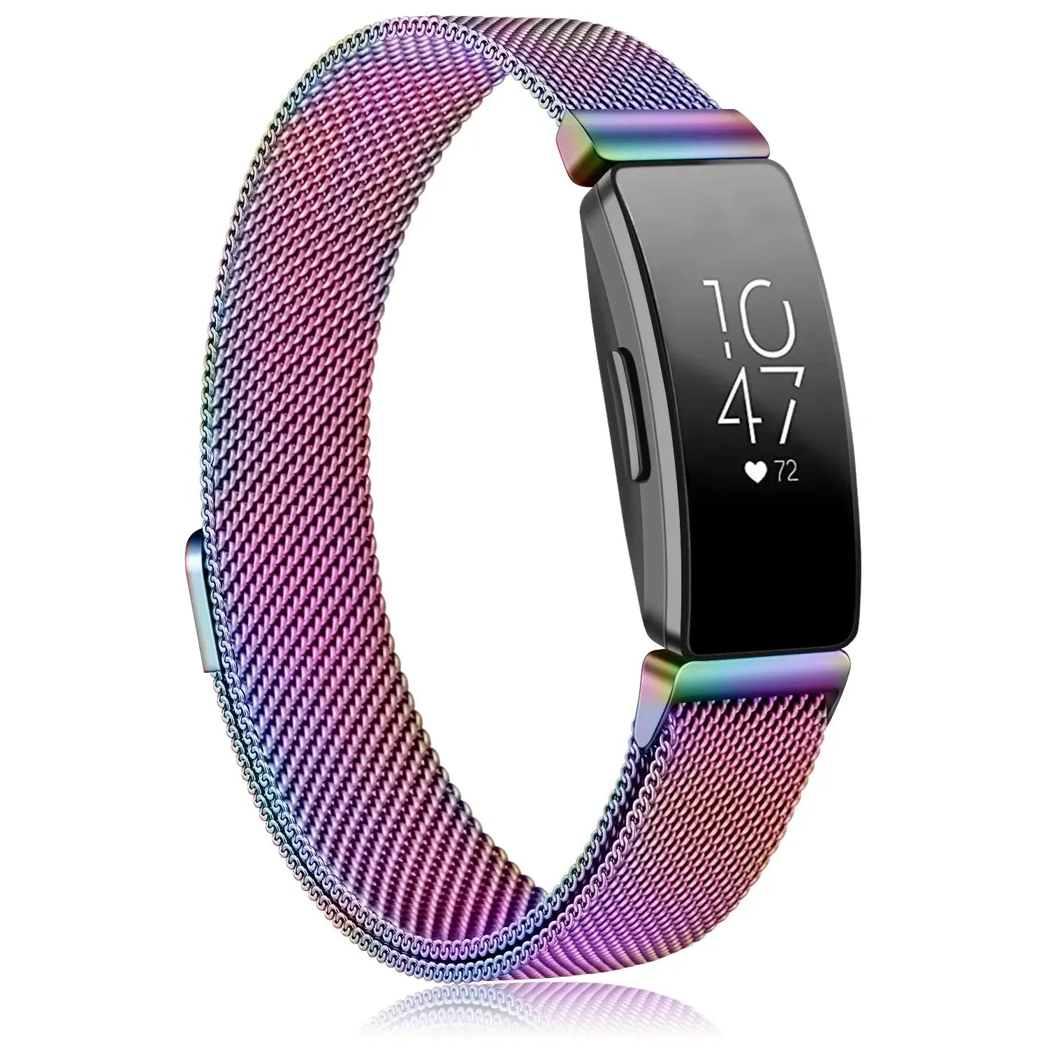 Fitbit Inspire 2, 1, HR Stainless Steel Magnetic Band - Mesh