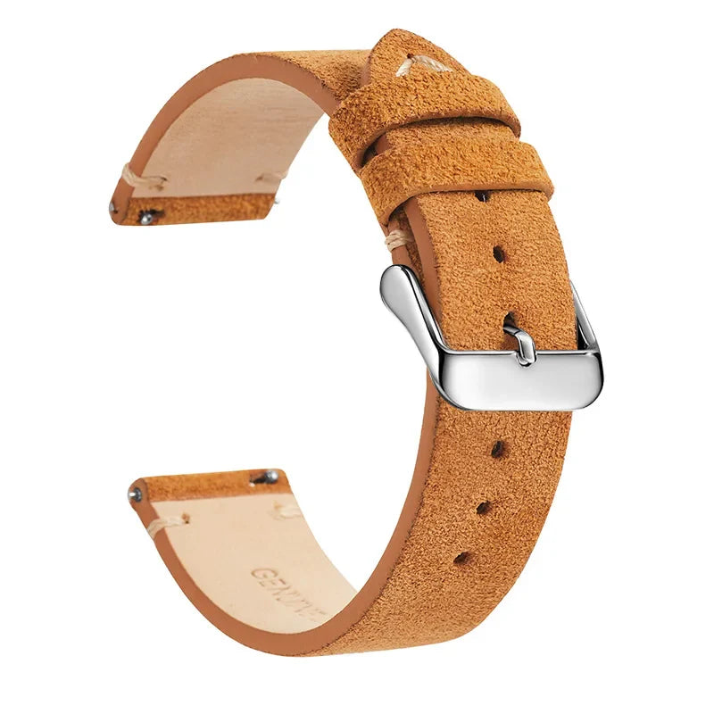 Polar Leather Watch Band Quick Release Genuine Cowhide Unisex