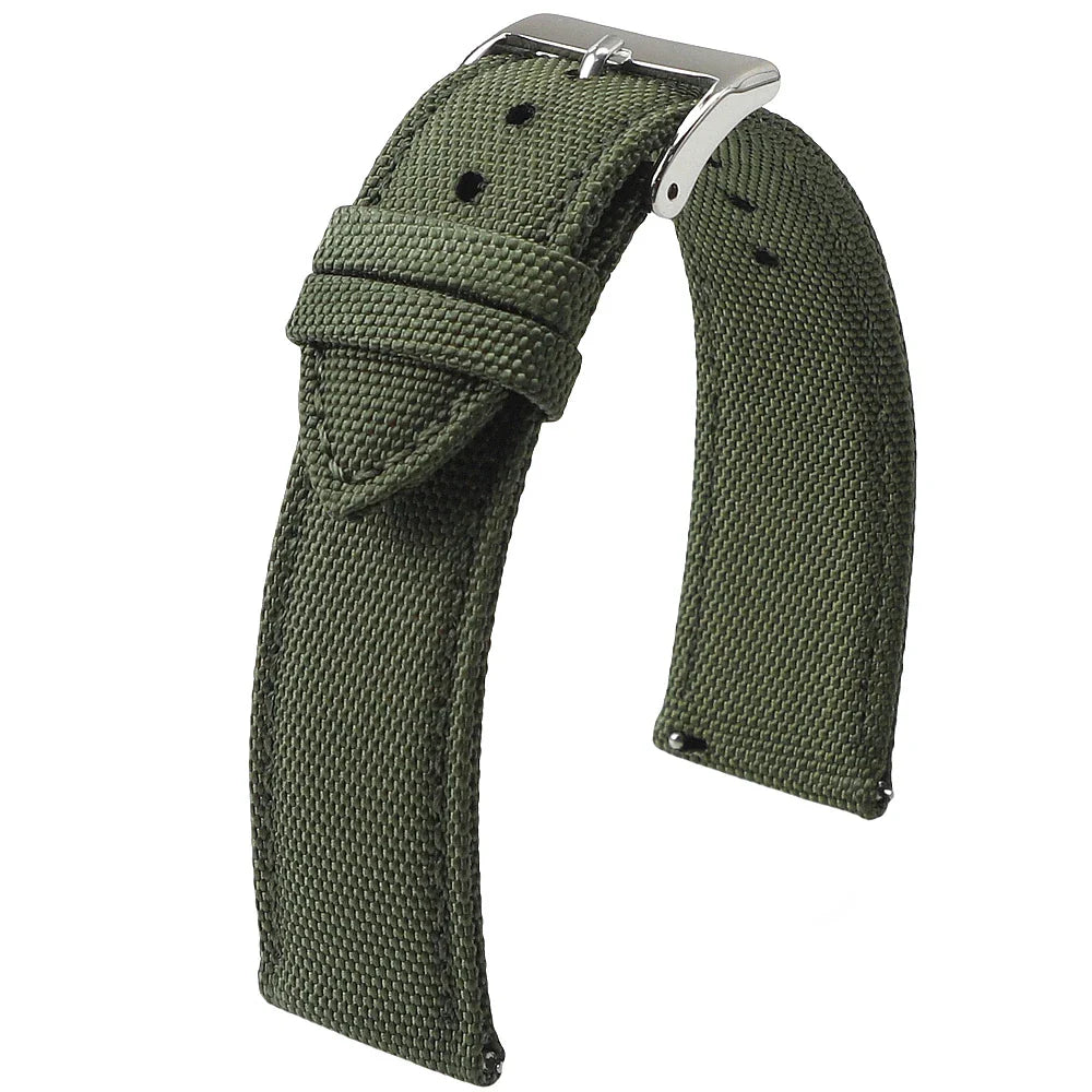 Polar Nylon Sailcloth Watch Strap Quick Release - Waterproof Unisex Band
