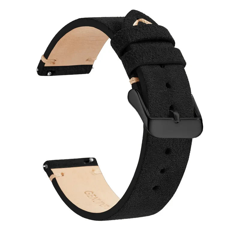 Polar Leather Watch Band Quick Release Genuine Cowhide Unisex