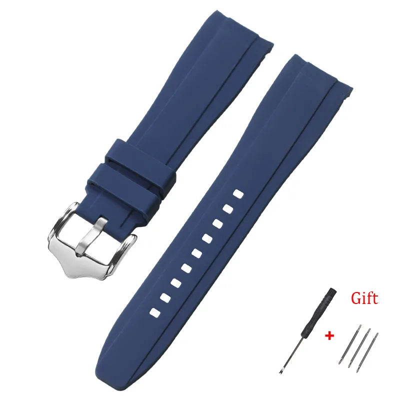 Polar Silicone Watch Band For Polar Smartwatch, Curved End, Unisex, Waterproof