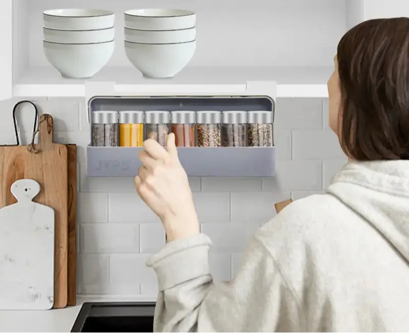 Self-adhesive Spice Organizer Rack