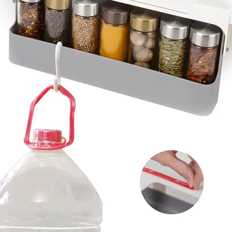 Self-adhesive Spice Organizer Rack