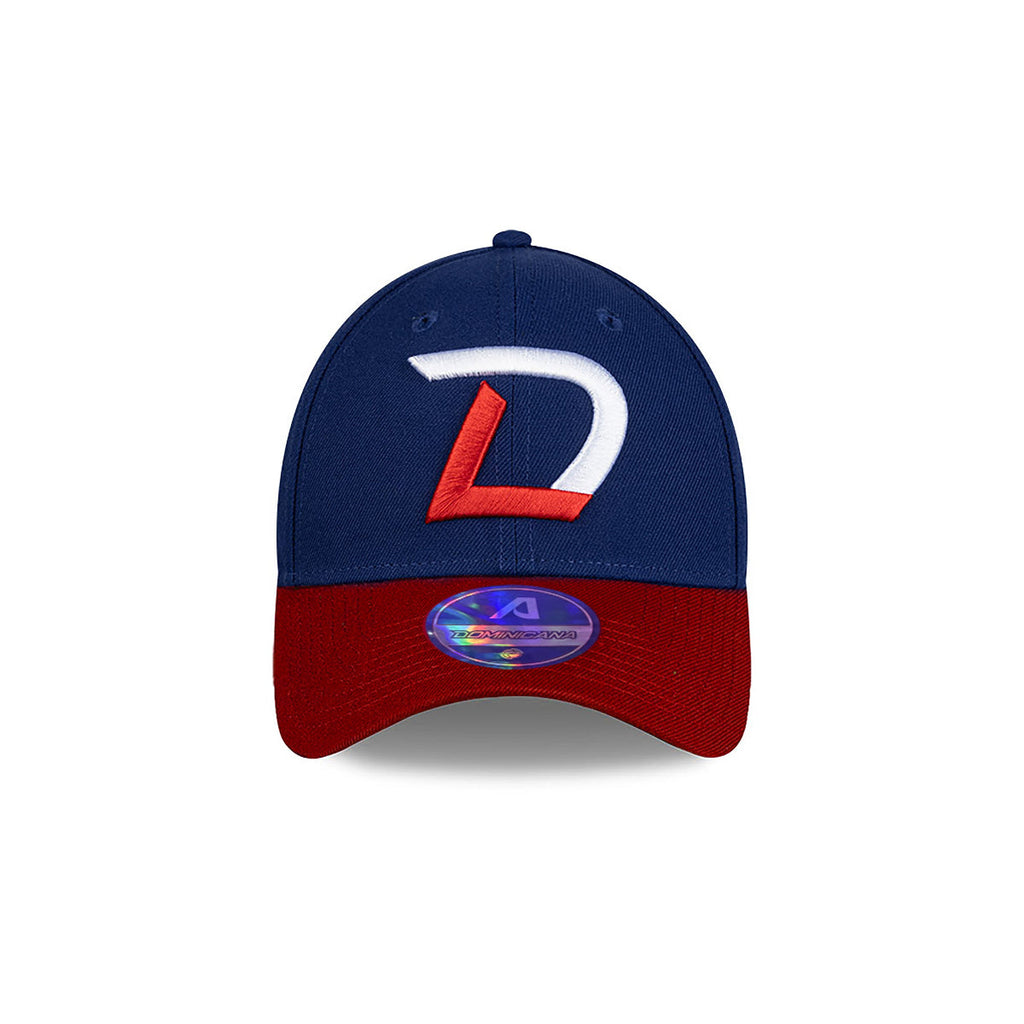 Serie del Caribe Dominicana Dad Hat - Stylish DR Flexfit Cap for Baseball Fans - Royal / Red