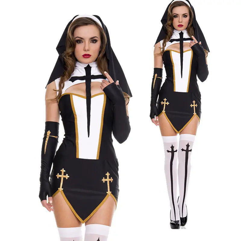 Sexy Nun Superior Costume - Halloween Outfit