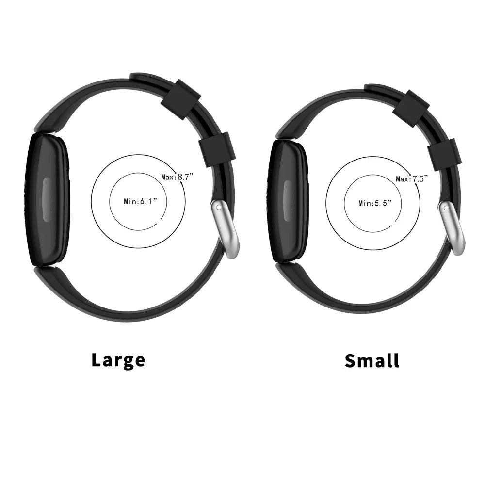 Fitbit Inspire 2, 1, HR Silicone Strap - Comfortable Design