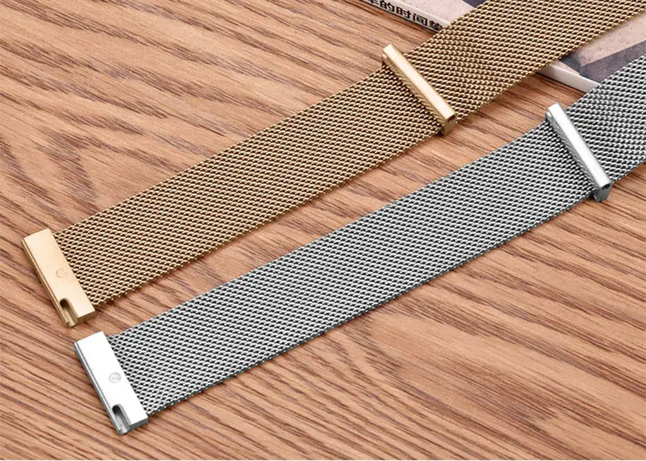 Huawei Stainless Steel Mesh Band - Elegant Magnetic Closure