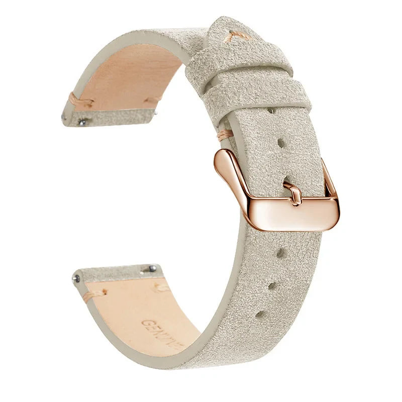 Polar Leather Watch Band Quick Release Genuine Cowhide Unisex