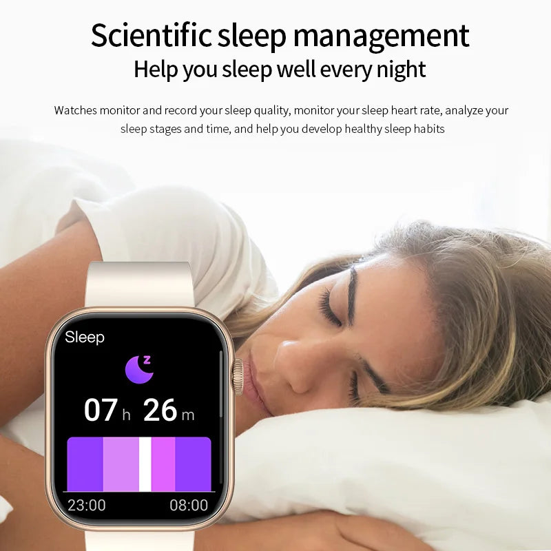 LIGE New Smart Watch 2025 Wireless Charging Smartwatch Bluetooth Calls Men Women Smartwatches Fitness Bracelet Custom Watch Face