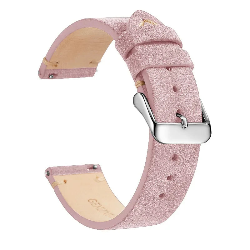 Polar Leather Watch Band Quick Release Genuine Cowhide Unisex