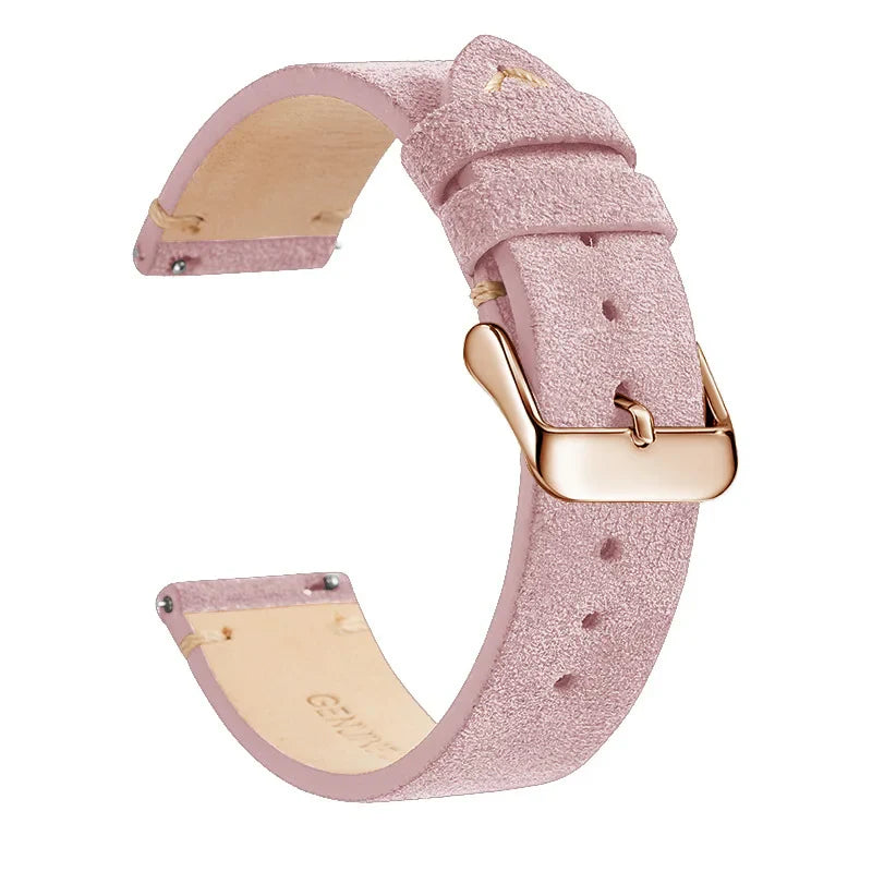 Polar Leather Watch Band Quick Release Genuine Cowhide Unisex