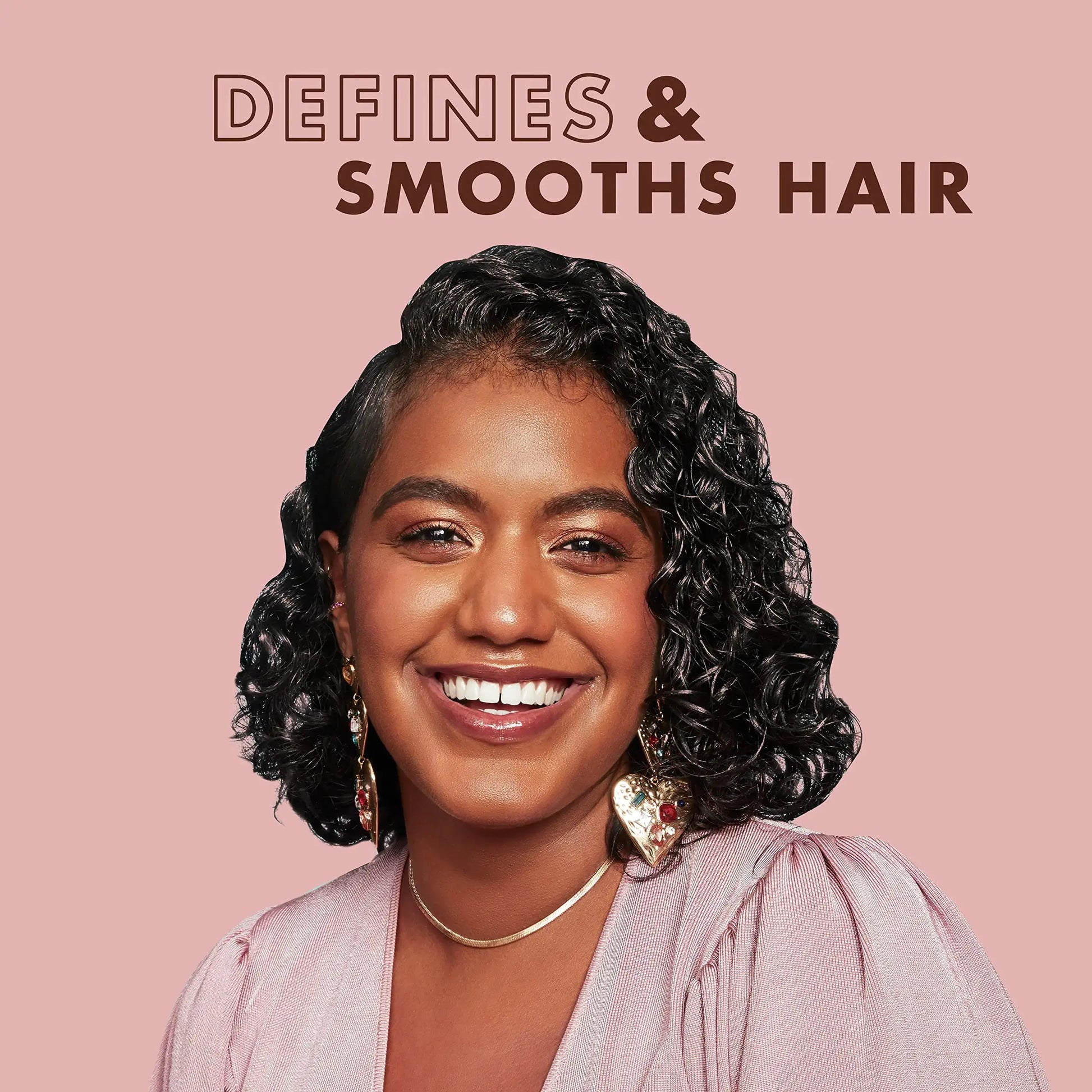 SheaMoisture Defining Styling Gel For Thick, Curly Hair | Paraben-Free Frizz Control Styling Gel