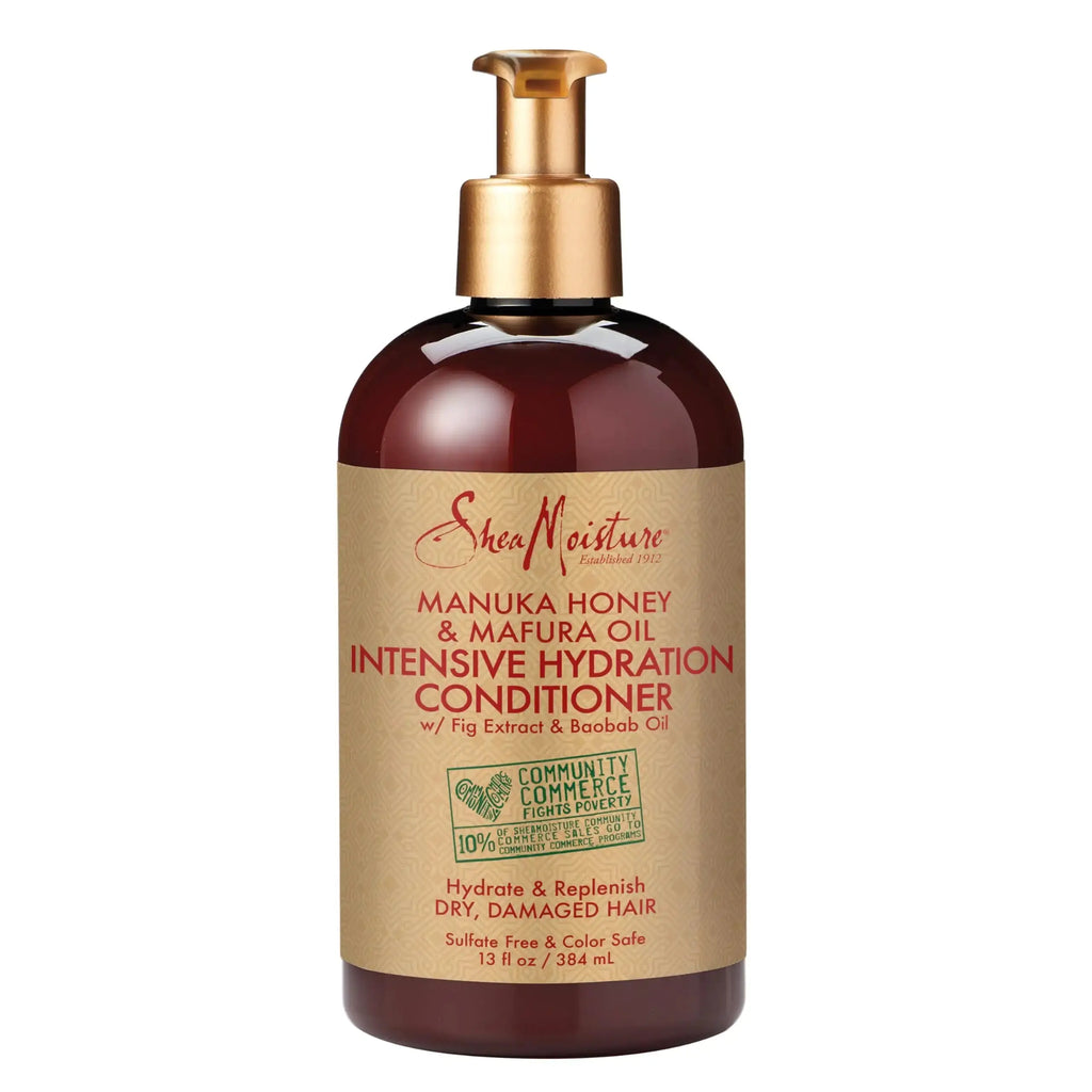 SheaMoisture Intensive Hydration Conditioner – Manuka Honey & Mafura Oil for Dry, Damaged Hair – 13 oz