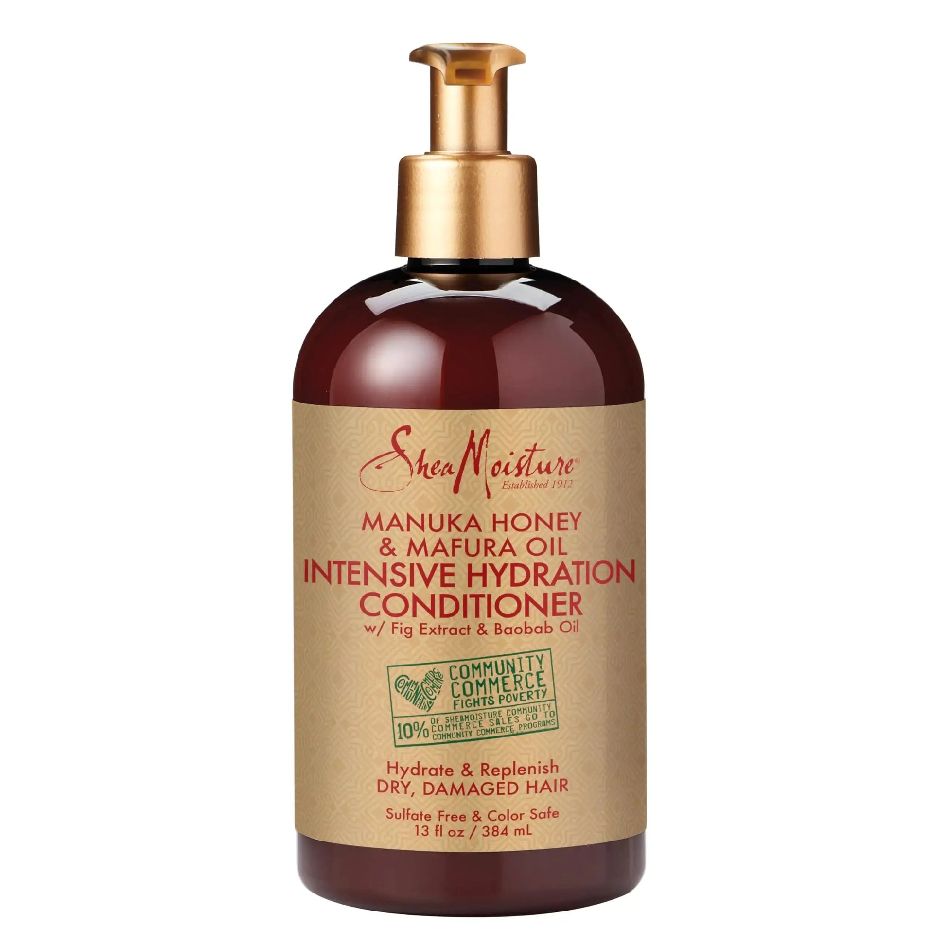 SheaMoisture Intensive Hydration Conditioner – Manuka Honey & Mafura Oil for Dry, Damaged Hair – 13 oz