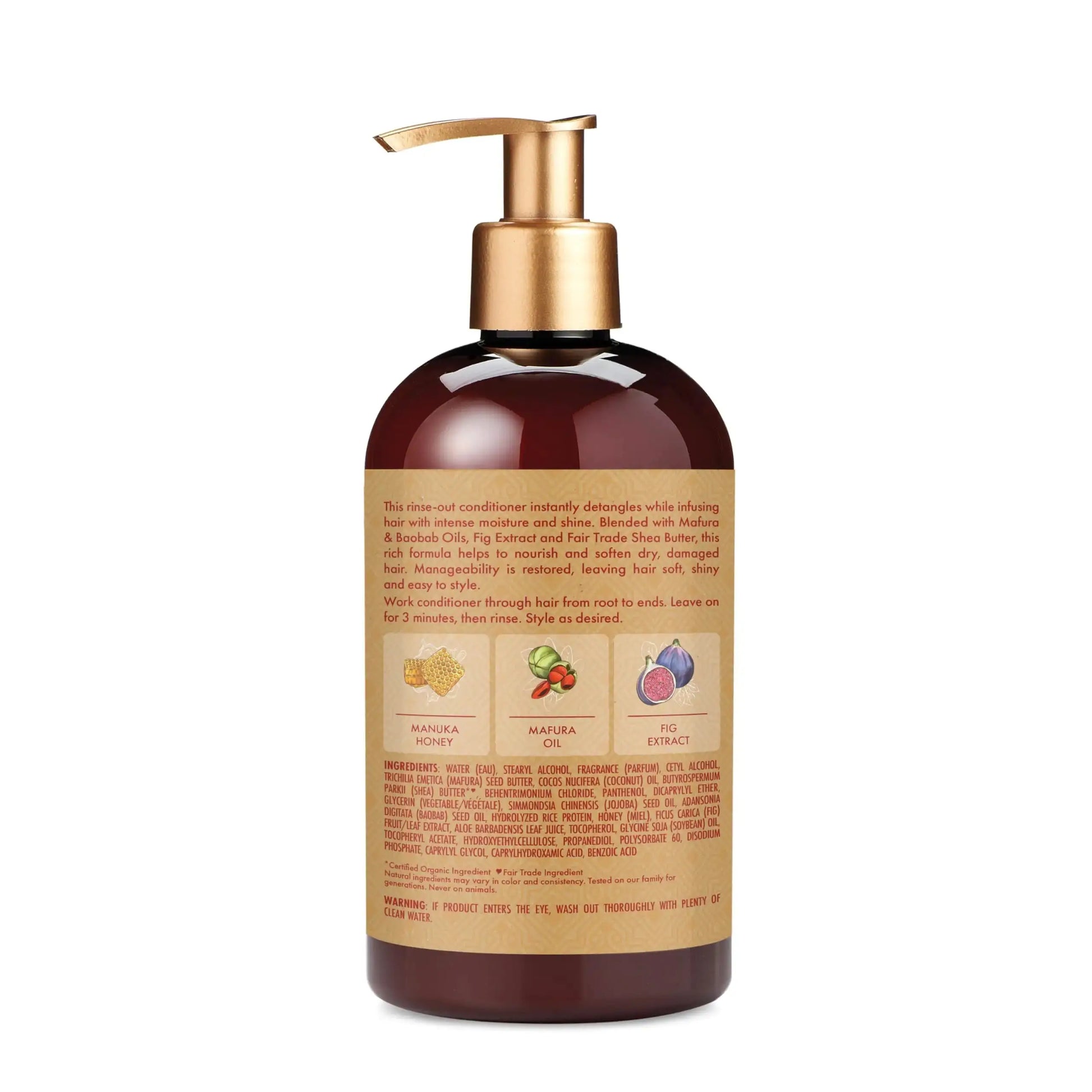 SheaMoisture Intensive Hydration Conditioner – Manuka Honey & Mafura Oil for Dry, Damaged Hair – 13 oz