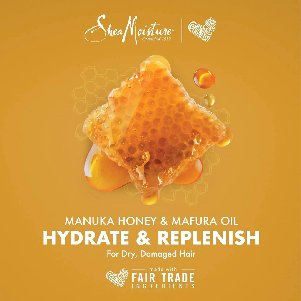 SheaMoisture Intensive Hydration Conditioner – Manuka Honey & Mafura Oil for Dry, Damaged Hair – 13 oz