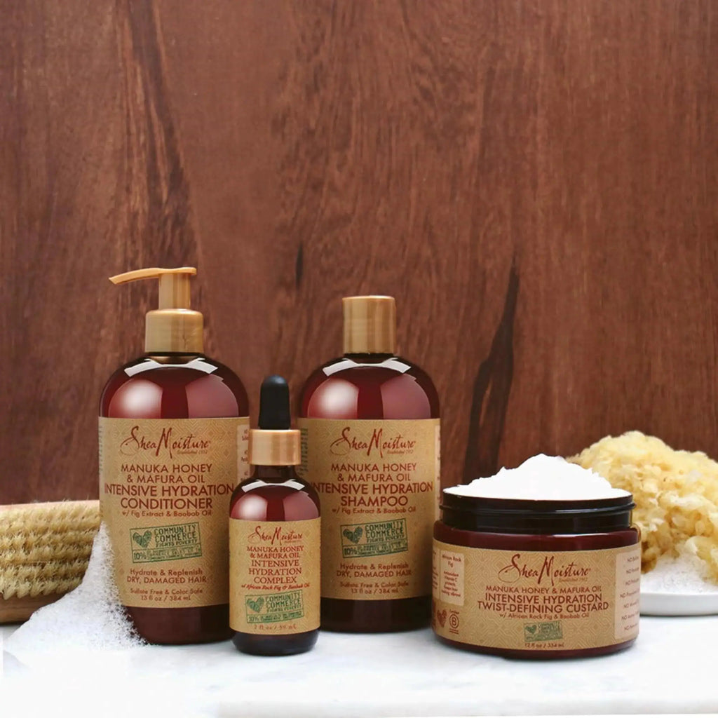 SheaMoisture Intensive Hydration Conditioner – Manuka Honey & Mafura Oil for Dry, Damaged Hair – 13 oz