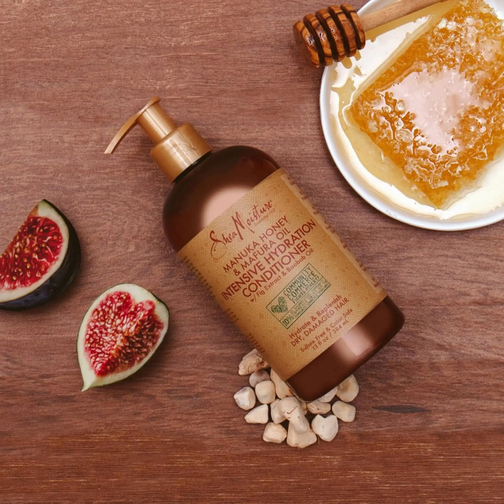 SheaMoisture Intensive Hydration Conditioner – Manuka Honey & Mafura Oil for Dry, Damaged Hair – 13 oz