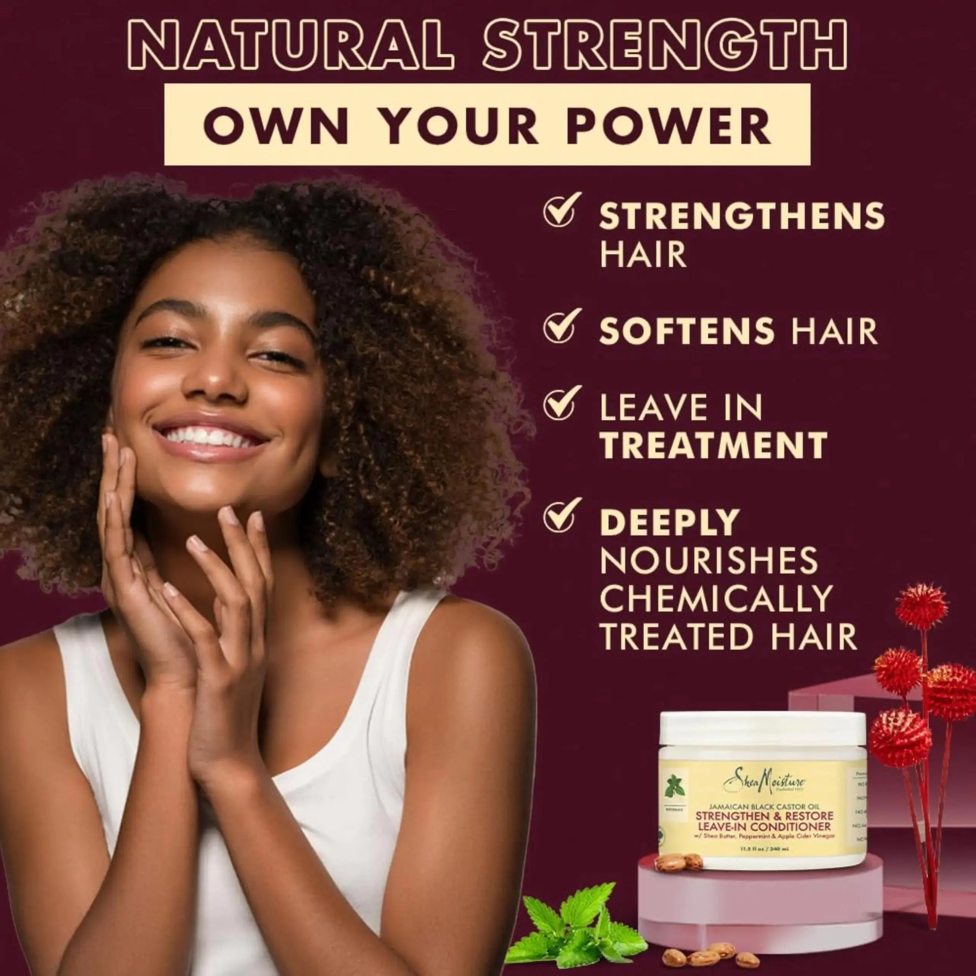 SheaMoisture Jamaican Black Castor Oil Leave-In Conditioner - 11.5oz