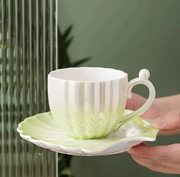 Shellfish Mini Mug & Saucer Set