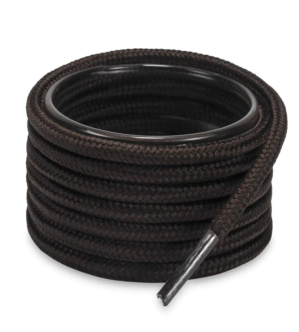 Shoemate Solid Color Round Shoe Laces for Sneakers, Boots & Athletic Shoes Strings