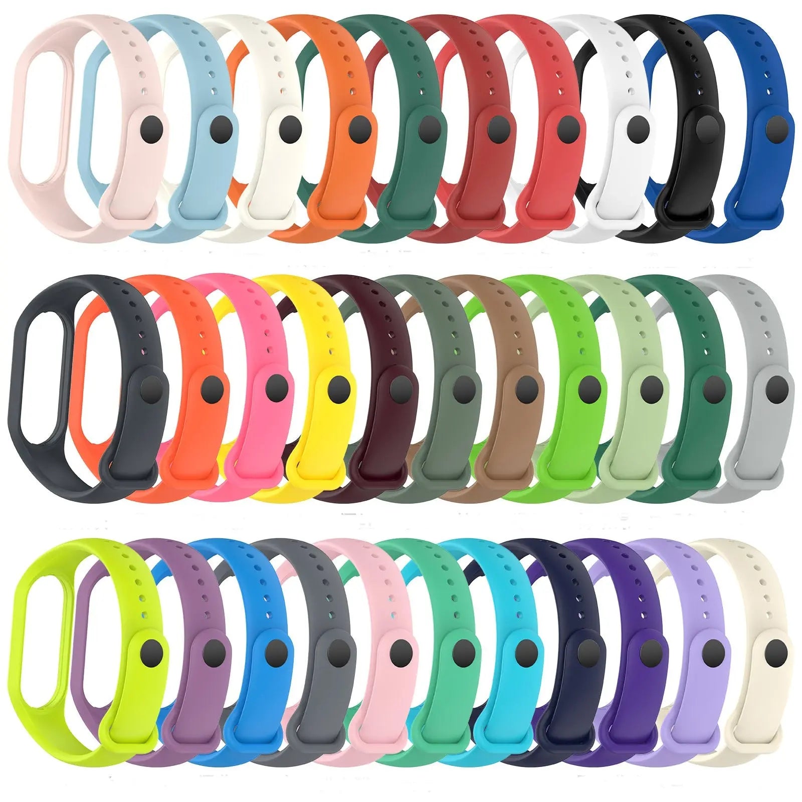 Silicone Replacement  Mi Band Watch Strap