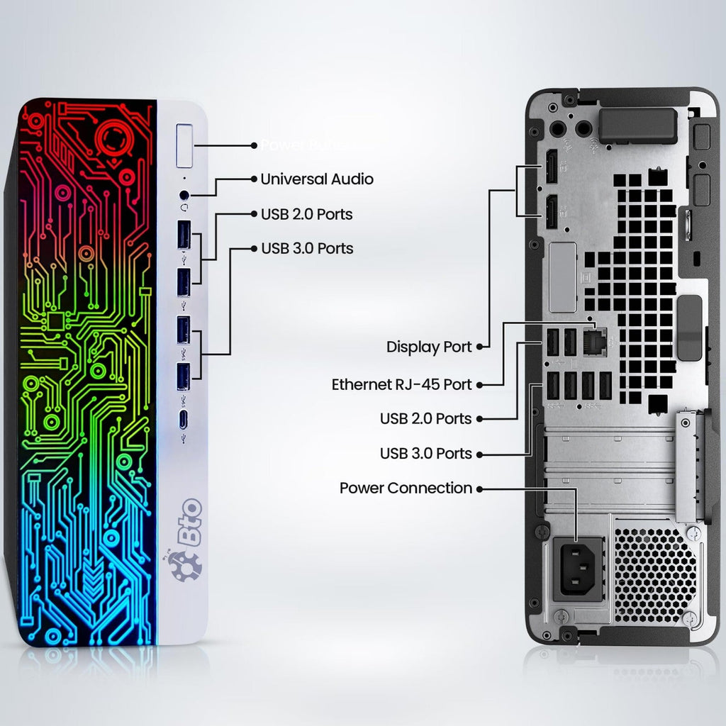 HP ProDesk 600 G3 Business Desktop Intel 3.60GHz with 19 Inch LED