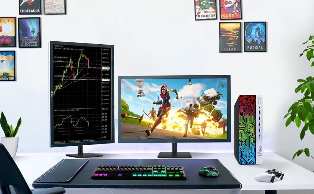 HP ProDesk 600 G3 Business Desktop Intel 3.60GHz with 22 Inch RGB LED and Mouse Keyboard