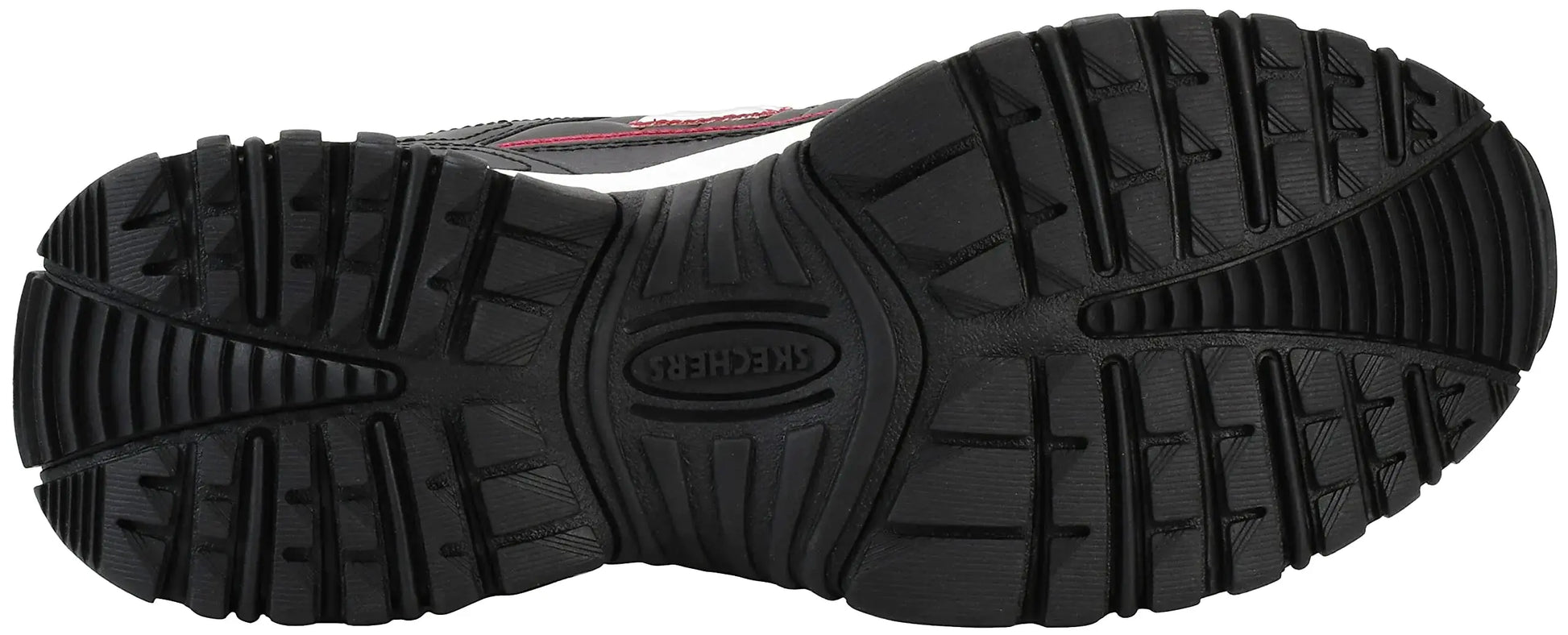 Skechers Men's Energy Afterburn 8 Wide Black/Silver/Red