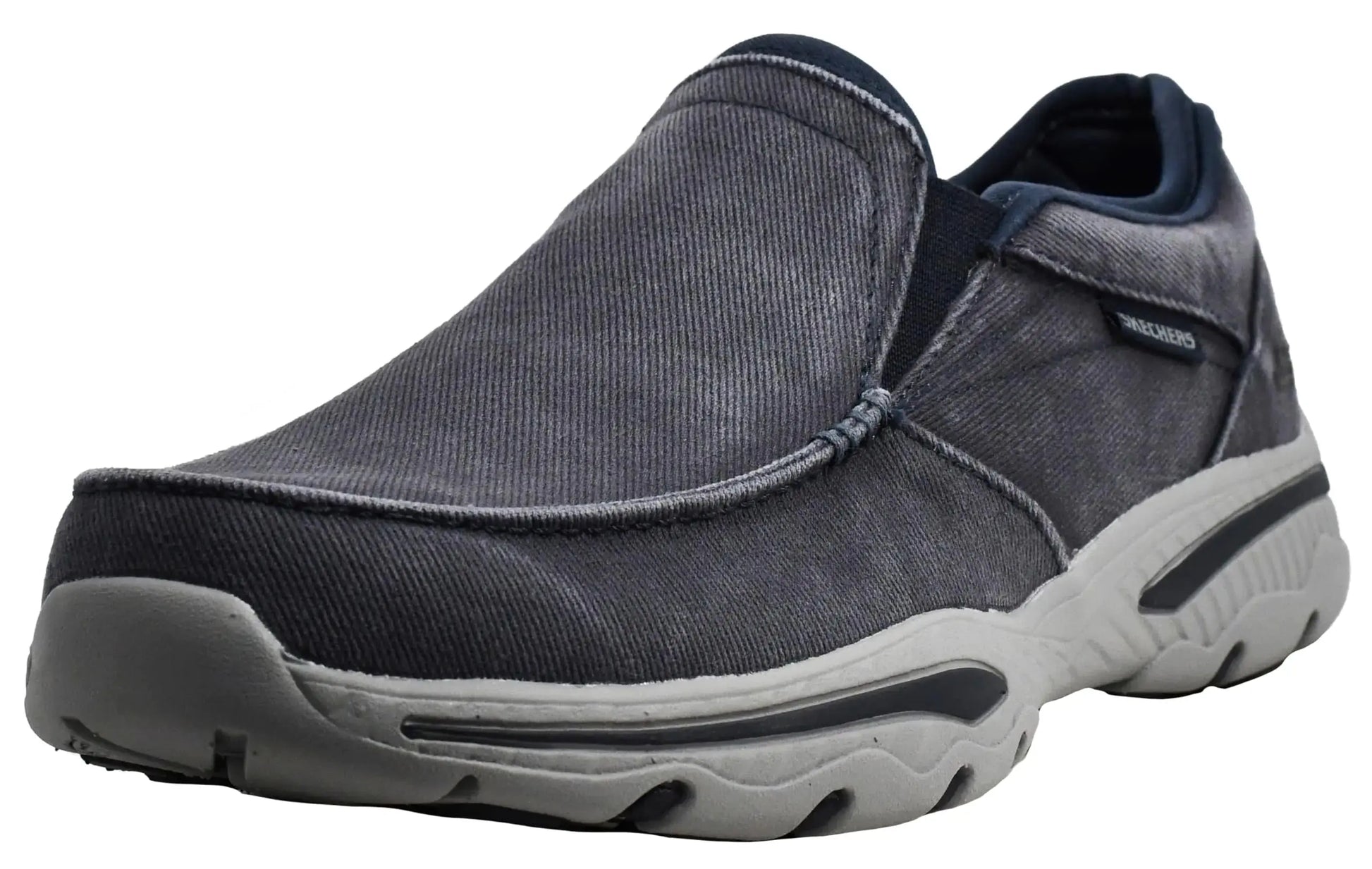 Skechers Men's Relaxed Fit-Creston-Moseco 12 Wide Navy