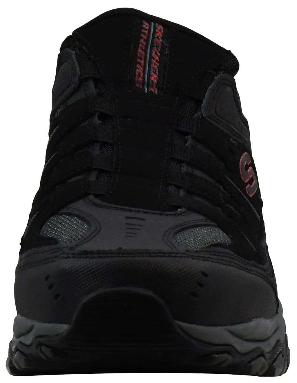 Skechers Mens Afterburn M fit Wonted 9 X-Wide Black Shoe