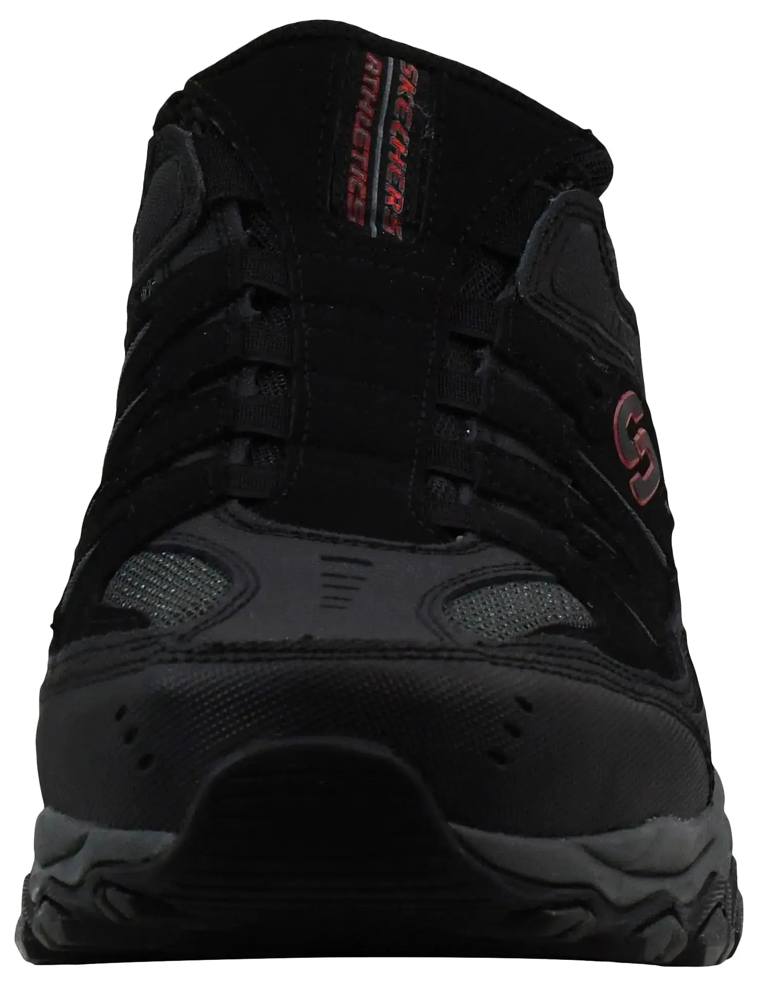 Skechers Mens Afterburn M fit Wonted 9 X-Wide Black Shoe
