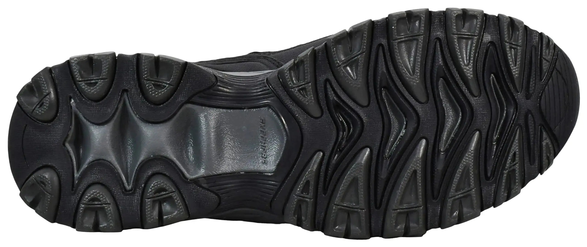 Skechers Mens Afterburn M fit Wonted 9 X-Wide Black Shoe