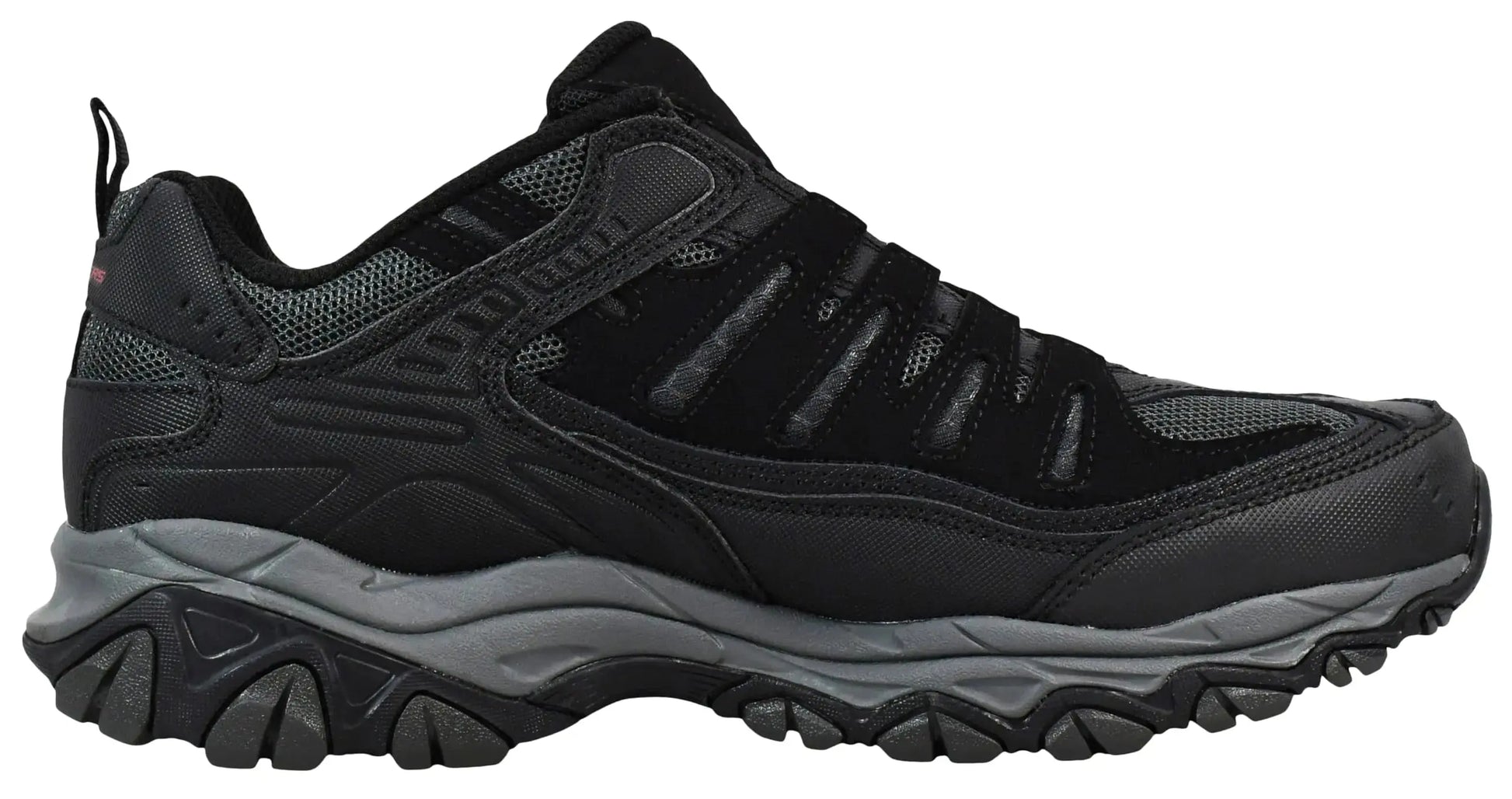 Skechers Mens Afterburn M fit Wonted 9 X-Wide Black Shoe