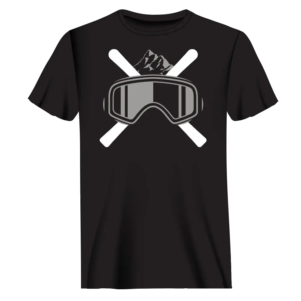 Ski Goggles T-Shirt for Men