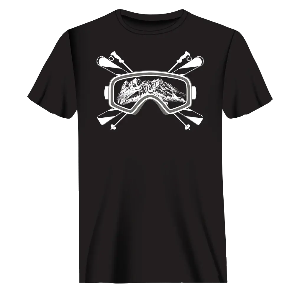 Ski Goggles T-Shirt for Men