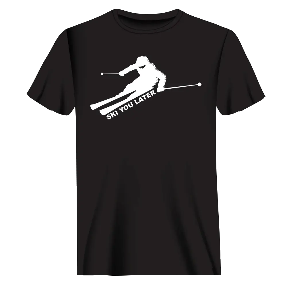 Ski You Later T-Shirt for Men