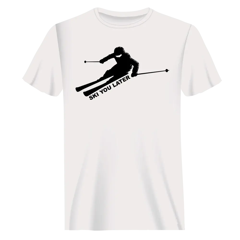 Ski You Later T-Shirt for Men