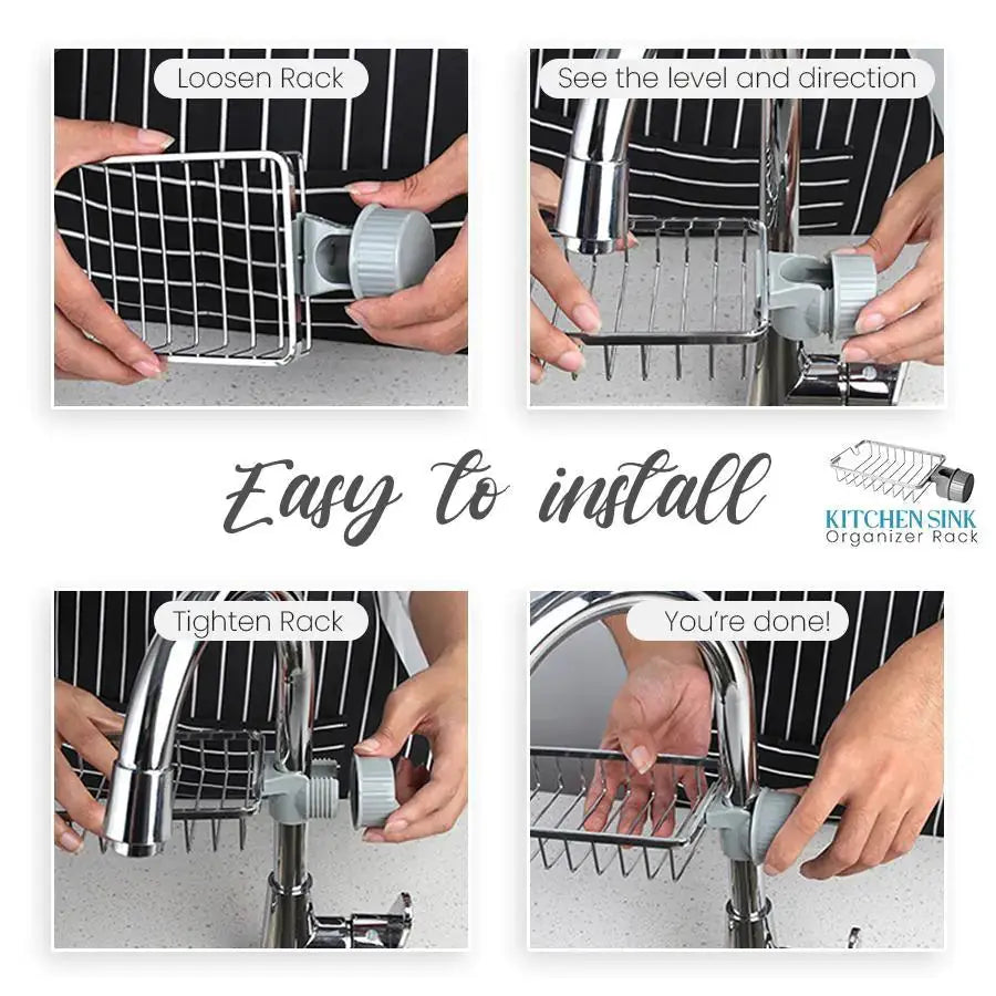 Sleek Dish Organizer Rack