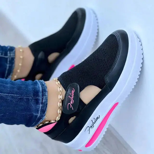 Sleek Mesh Sneakers – Stylish & Comfortable Footwear