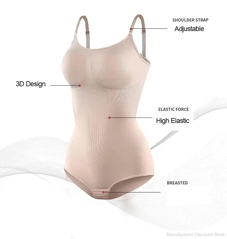 Sleek & Seamless Bodysuit Shapewear – Curve Enhancing