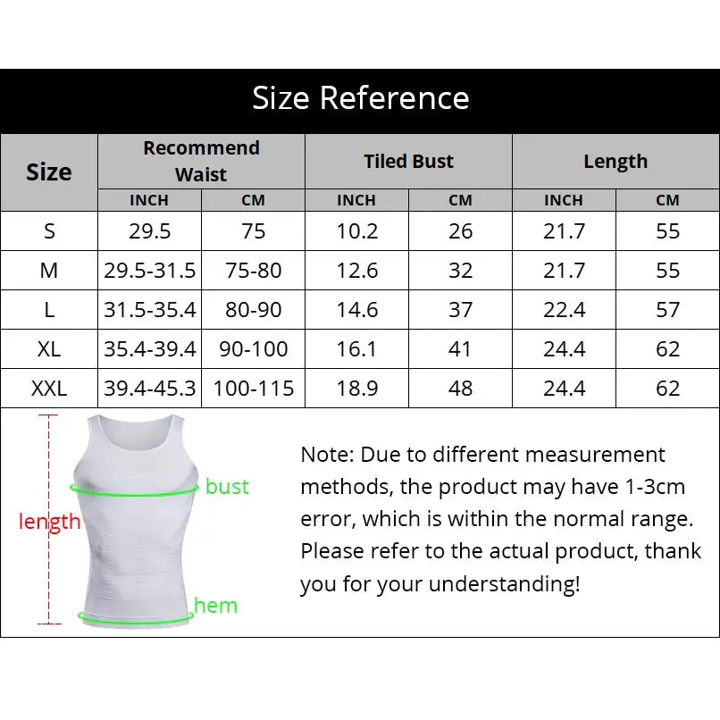 Slimming Vest for Men – Waist Cincher & Body Shaper
