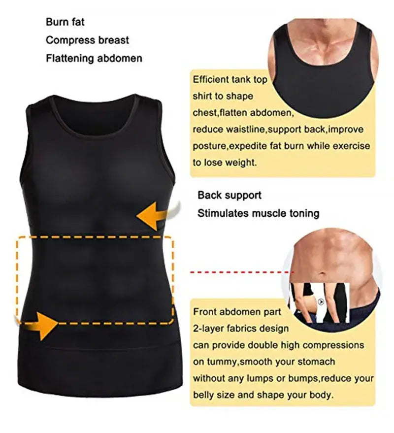 Slimming Vest for Men – Waist Cincher & Body Shaper