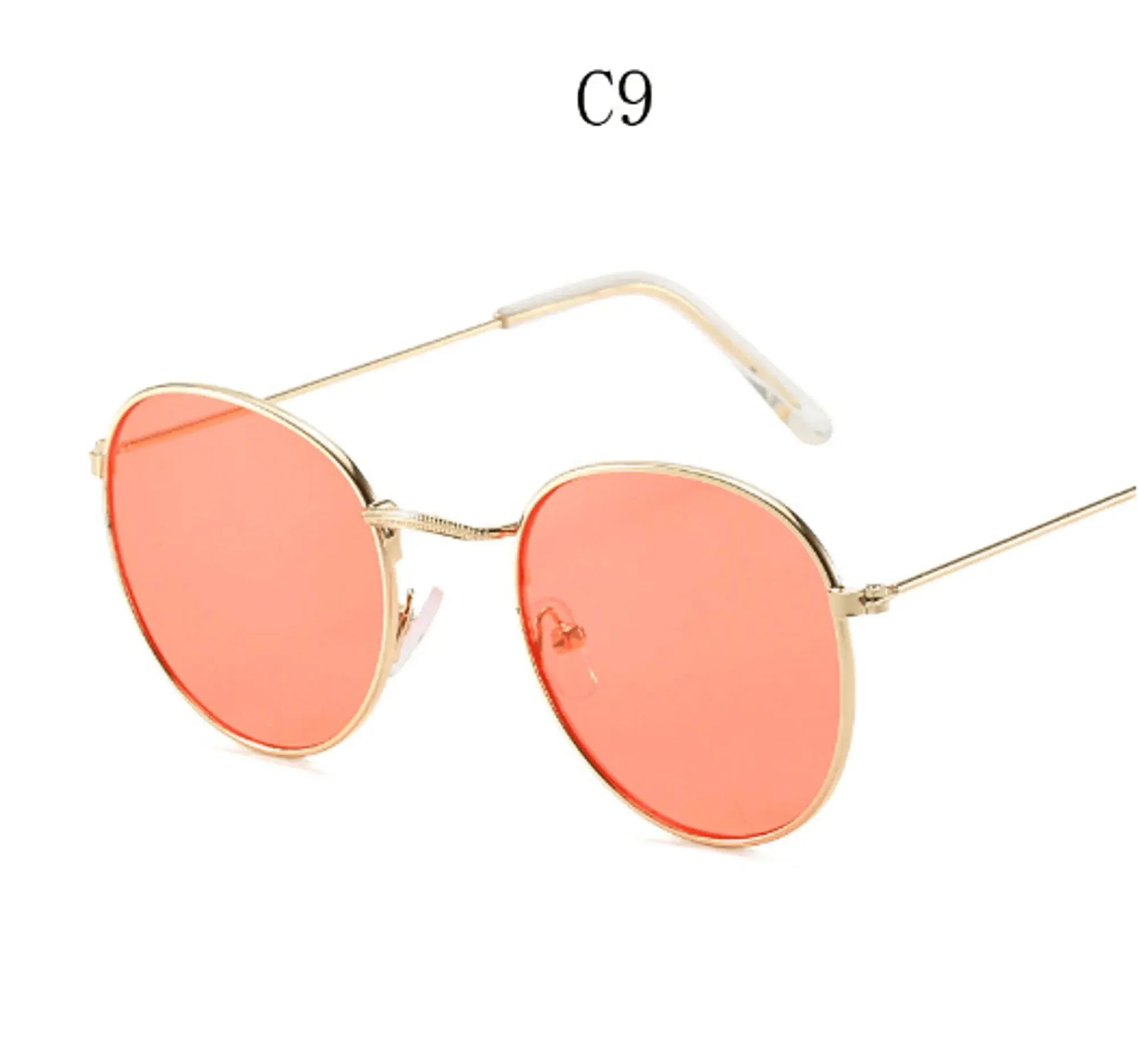 Small Retro Round Sunglasses for Women